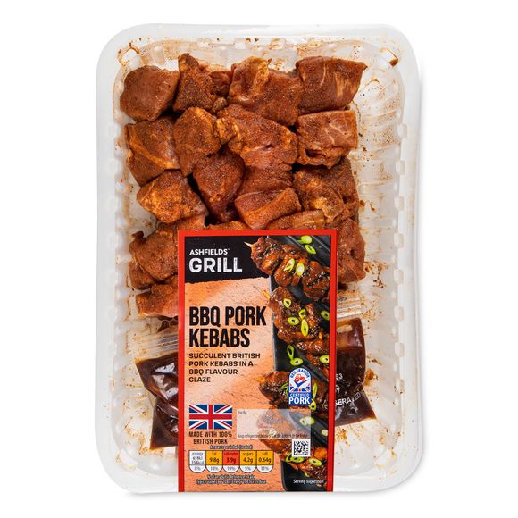 Ashfields Grill BBQ Pork Kebabs 390g